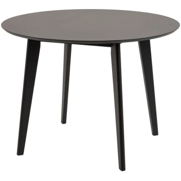 Melns ēdamgalds Actona Roxby, ø 105 cm