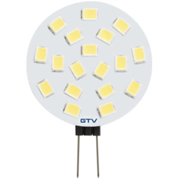 LED spuldze G4, 2.5 W, 250 lm, 3000K, DC12V, 180° 