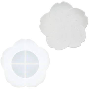 Silikona forma - Ziedu paplāte Jesmonite UC106-024