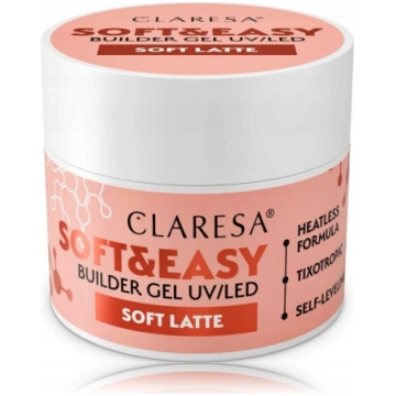 Claresa Soft & Easy Builder Gel UV / LED gēls nagu