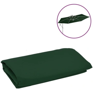 Saulessarga rezerves audums vidaXL, 350 cm, zaļš