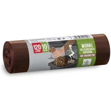 Atkritumu maisi, 120L, 30mc 10gab/r, brūni ECO, 70