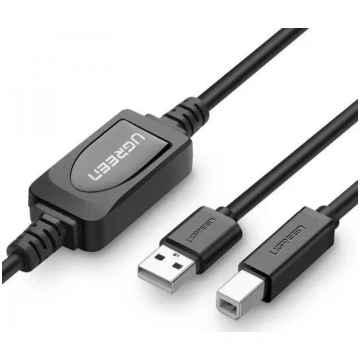 Aktīvs USB 2.0 Type A — Type B kabelis printerim U