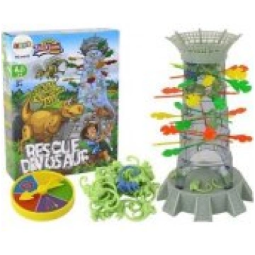 LEAN Toys Family Arcade Game Falling Dinosaurs Tow