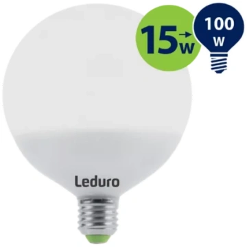 LED GLOBE95 15W 1500lm E27 3000K 220-240V