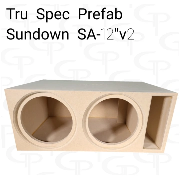 TRU SPEC Prefab Dual 12" Subwoofer Enclosure Sundo