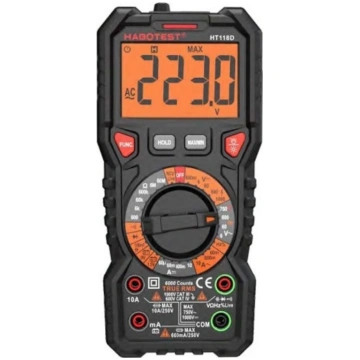 Multimetrs, DC1000V/10A, AC750V/10A, HT118D, HABOT