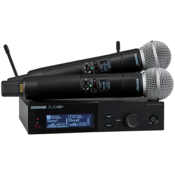Shure SLXD24D+E/58-G65 - dual digital wireless sys