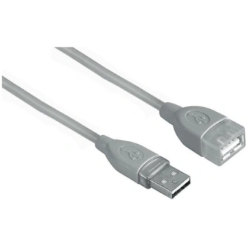 Hama USB 2.0 Extension Cable, 3 m, gray - USB exte