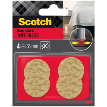 Līmējamās pretslīdēšanas spilventiņi Scotch apaļas