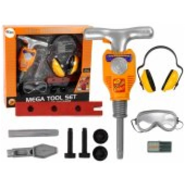 LEAN Toys Tool set for a little builder jackhammer