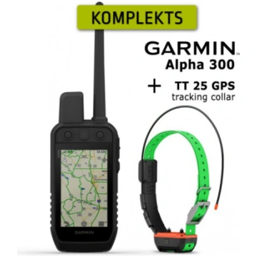 GARMIN Alpha 300 Handheld + TT 25 Collar, Advanced