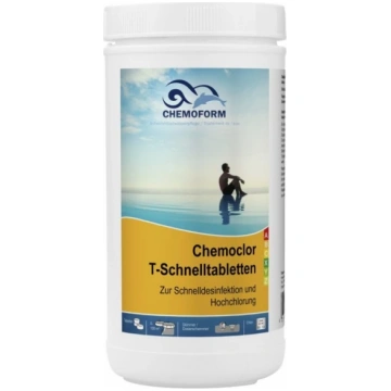 Ātri šķīstošais hlors „Chemoclor T“ – tabletes 20 