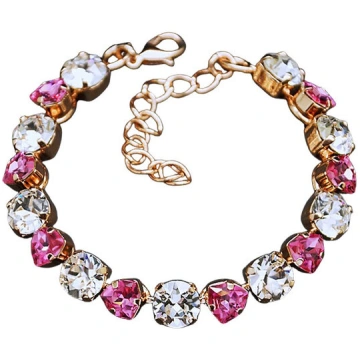 Aproce "Romantisks Maigums II (Rose)" ar Swarovski