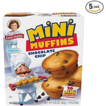 Little Debbie mini smalkmaizītes ar šokolādes skai