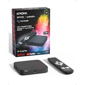 STRONG SRT420 4K Streaming Box Android TV with Eth