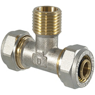 Savelkams trejgabals TDM Brass 1060, 90 °, 18mm x 
