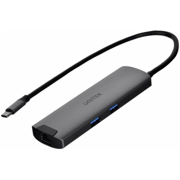 Unitek H1112F active HUB USB-C 5 Gbps HDMI RJ-45 P