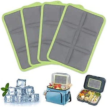 LQTSLFM Ice Packs for Cool Bag, Pack of 4 Ice Pack
