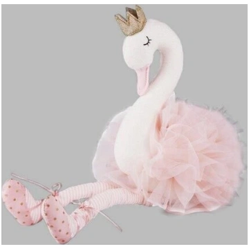 Mīksta plīša rotaļlieta gulbis "toutou" 42 cm Bepp