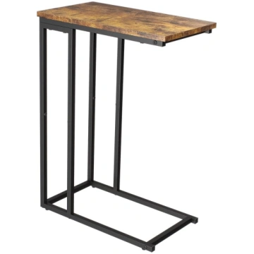 Yusong Small C Shaped Side Table Slim Coffee Side 