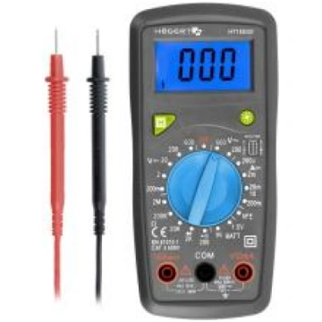 Digitālais multimetrs 0-600 V, DC-10A, 2 MΩ