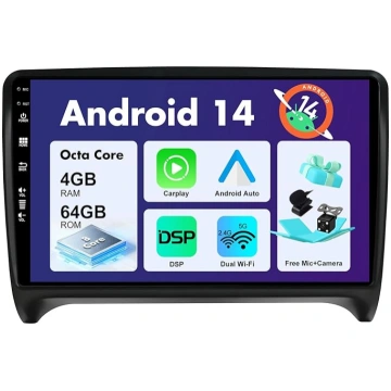 SXAUTO Android 13 Auto radio Audi TT (2006-2011) -