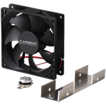 Absorbera ledusskapja ventilators ar termostatu, i