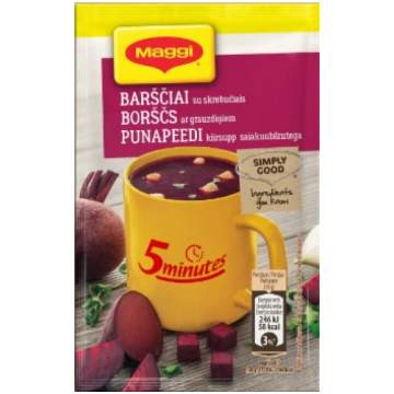 Zupa Maggi borščs šķīstošā ar grauzdiņiem 16g