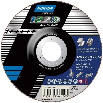 Norton Clipper Tarcza przecinajaca i szlifujaca A4