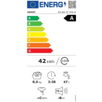 INDESIT | Washing machine | IMA 864 MY TIME | Ener