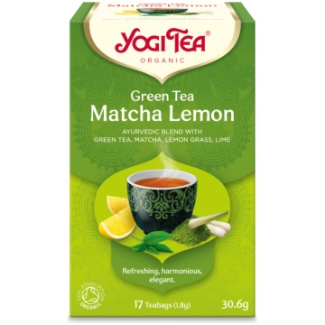 YOGI TEA Green Tea matcha Lemon Yogi Tea, Itālija