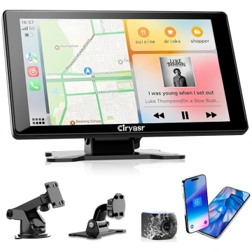 Carplay displejs, 7 collu HD Apple CarPlay un Andr