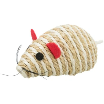 Rotaļlieta kaķiem : Trixie Sisal mouse XXL, 10 cm
