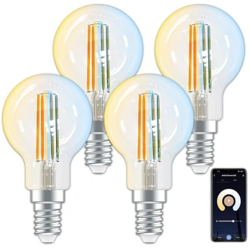 ANTELA Alexa spuldze E14 P45 4,5 W 470 LM, viedā W