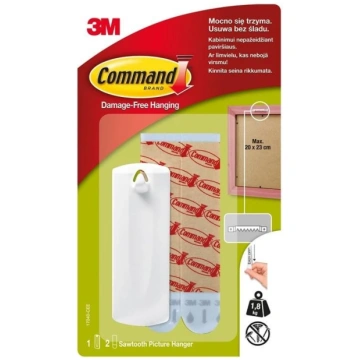 3M Āķis 3M Command 17040, balta krās