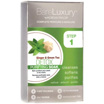 BARELUXURY Ginger & Green Tea Detox 20 g x 4 - Zaļ