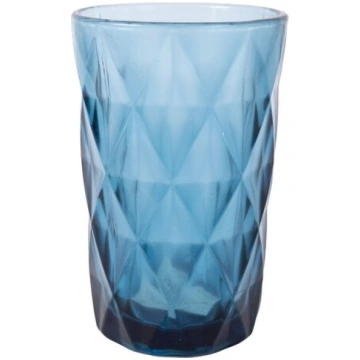 Augsta dzeramā glāze CORAL 350ml, D8xH12cm, zila