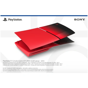 PS5 Slim konsoles korpuss (Techno Red)
