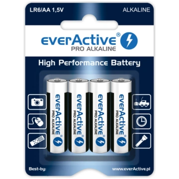 everActive Pro Alkaline augstas veiktspējas bateri