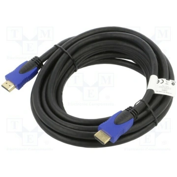 Cable; HDMI plug,both sides; PVC; 3D,4K,ARC,CEC 2.
