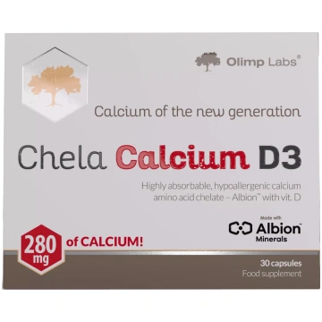 OLIMP LABS Chela - Calcium D3 kapsulas, 30 gab