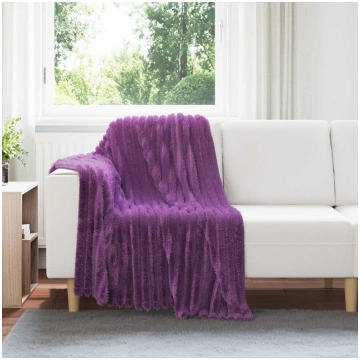 Pleds violeta 150 x 130 cm flīss