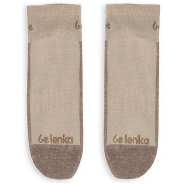 Barefoot socks Crew Merino wool (beige) - 31-34