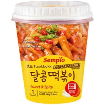 Instant Rice Cakes in Seasoned Sauce, Tteokbokki,