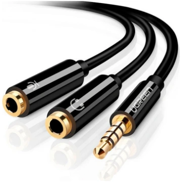 Adapteris Ugreen 3.5 mm - 2 x 3.5 mm 3.5mm Vīrieti