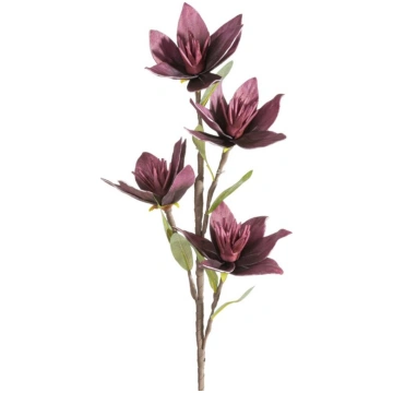 Mākslīgie ziedi Flore 866, tumši violets krās., 50
