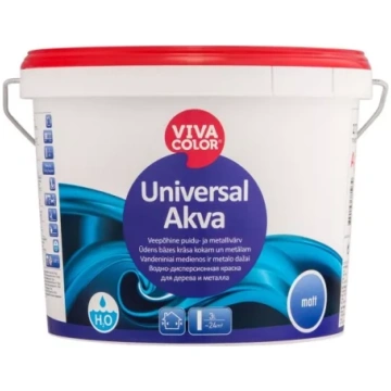 Vivacolor UNIVERSAL AKVA C 2.7L Matēta ūdens bāzes