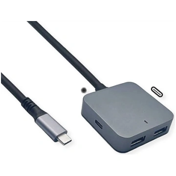 Value USB 3.2 Gen 2 Hub, 4 Ports (2x A + 2x C), wi