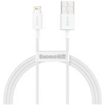 Baseus CABLE LIGHTNING TO USB 2M / WHITE CALYS-C02